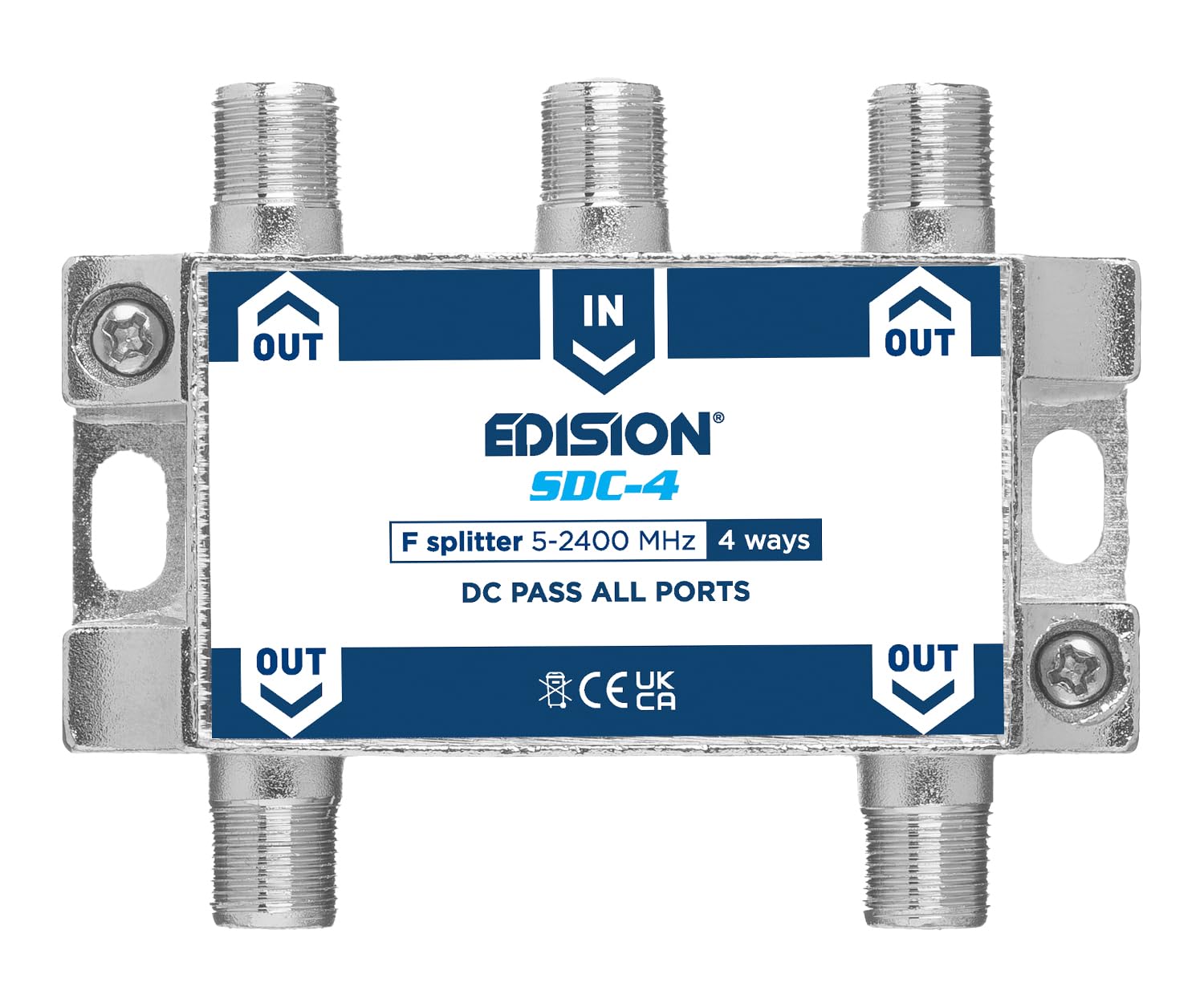edision-sdc-4-sat-verteiler-4-fach-splitter-5-2400-mhz-unicable image 1