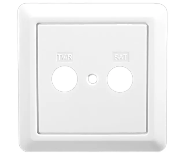 edision-fpo-200-universal-abdeckung-2-loch-f-r-antennendose-tv-r-sat-wei image 1