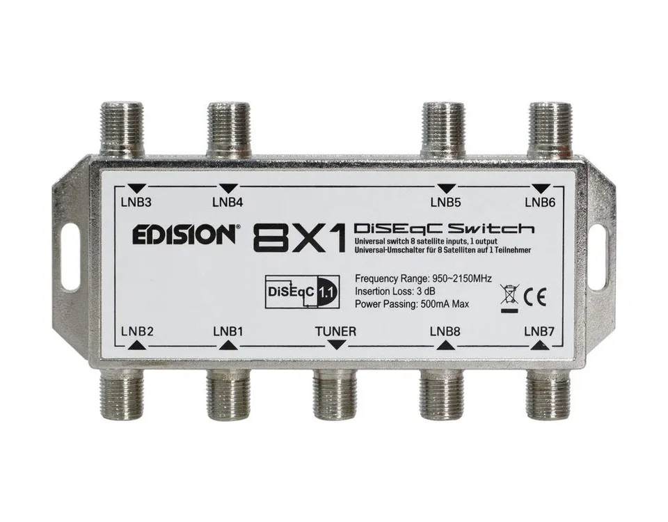edision-diseqc-8x1-switch-8-1-f-r-8-satelliten-auf-1-receiver image 1