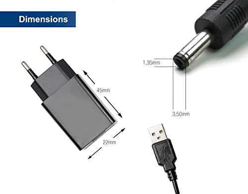 edision-netzteil-2in1-usb-type-5v-1-0a-2pin-eu-universal-schwarz image 7