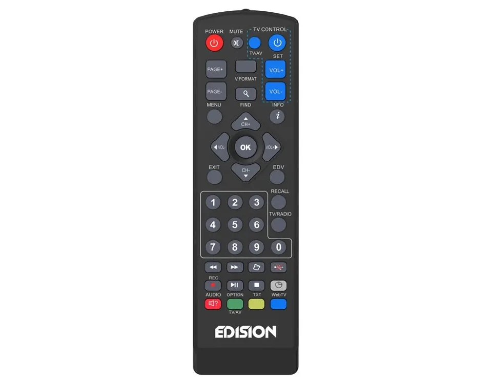 edision-edi-rcu-1-learn-universal-fernbedienung-2in1-tv-receiver image 1