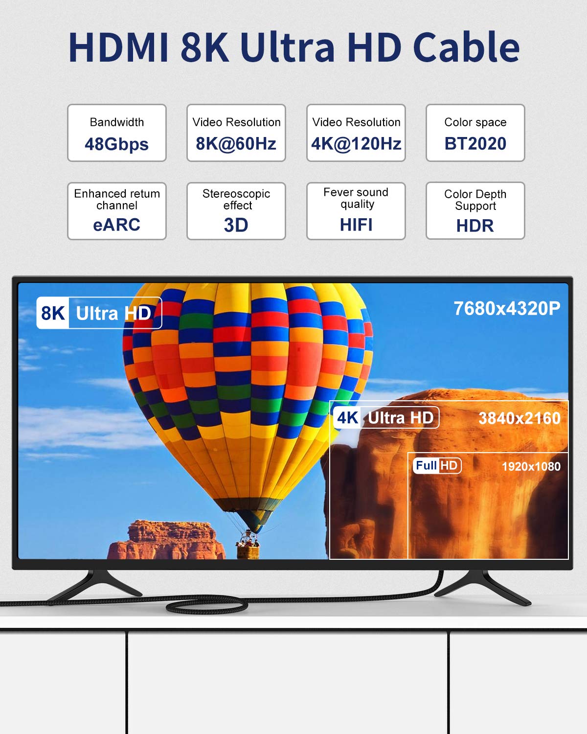 gigablue-ultra-4k-8k-hdmi-2-1-glasfaser-kabel-20m-aktiv-120hz-hdr image 2