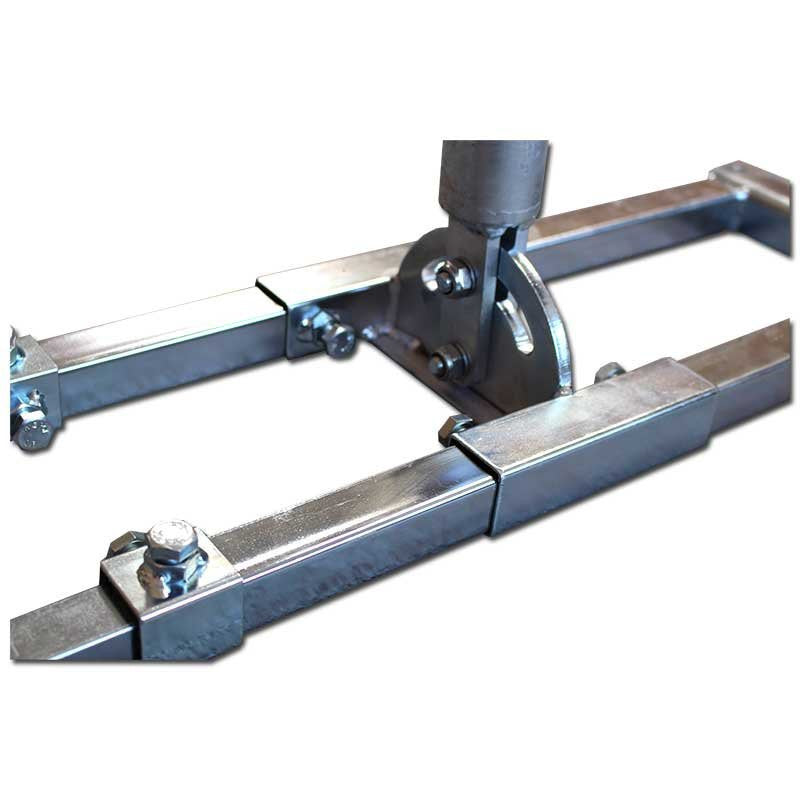 gigablue-dachhalter-4-kant-rohr-50-mm-100-cm-verzinkt-f-r-sat-spiegel-bis-100-cm image 2