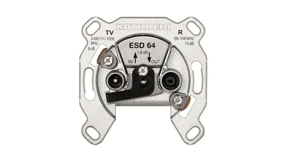 kathrein-esd-64-sat-durchgangsdose-f-r-reihenschaltung image 1