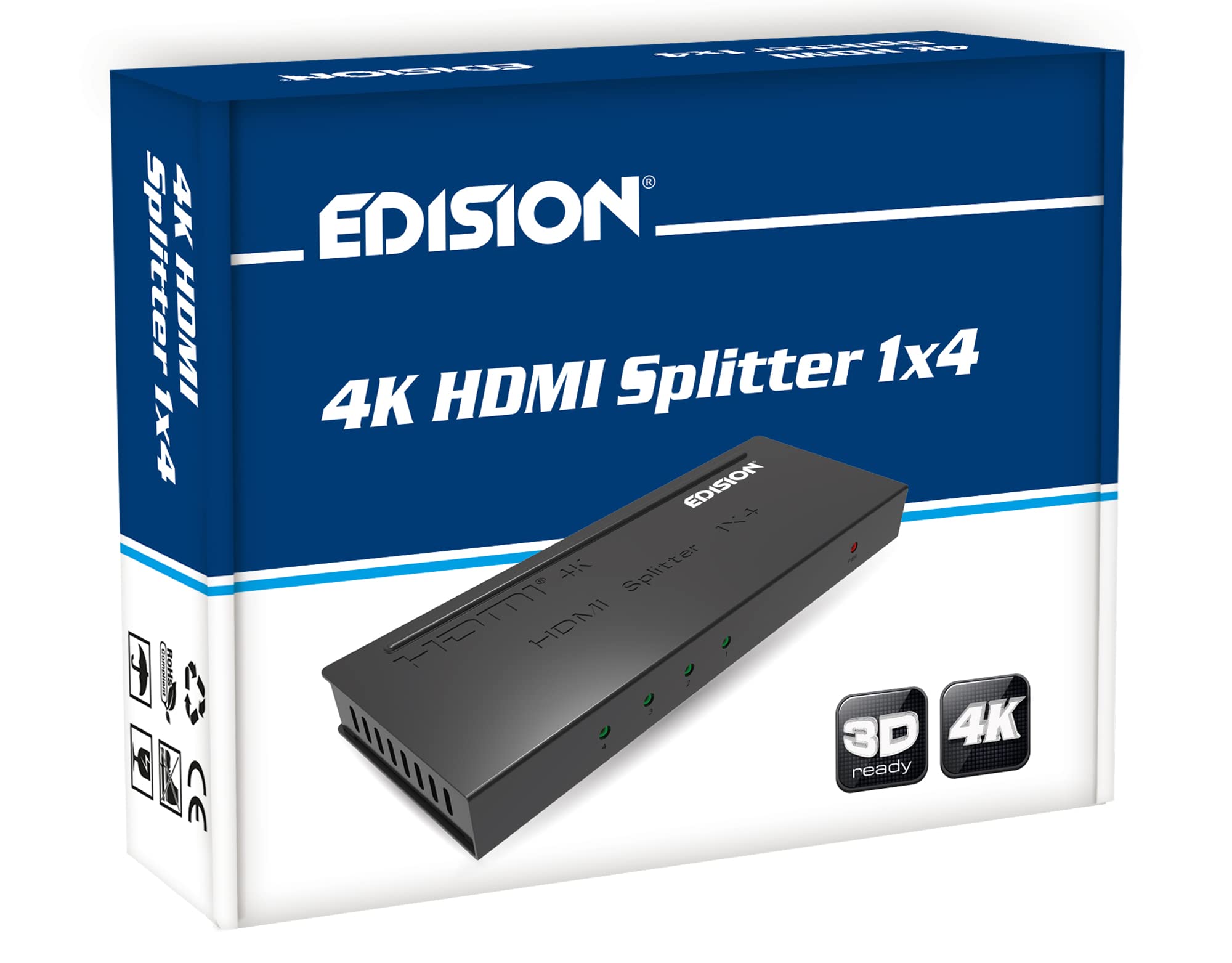 edision-4k-hdmi-splitter-1x8-verteiler-ultra-hd-2160p-cec-hdcp-3d-ready image 1