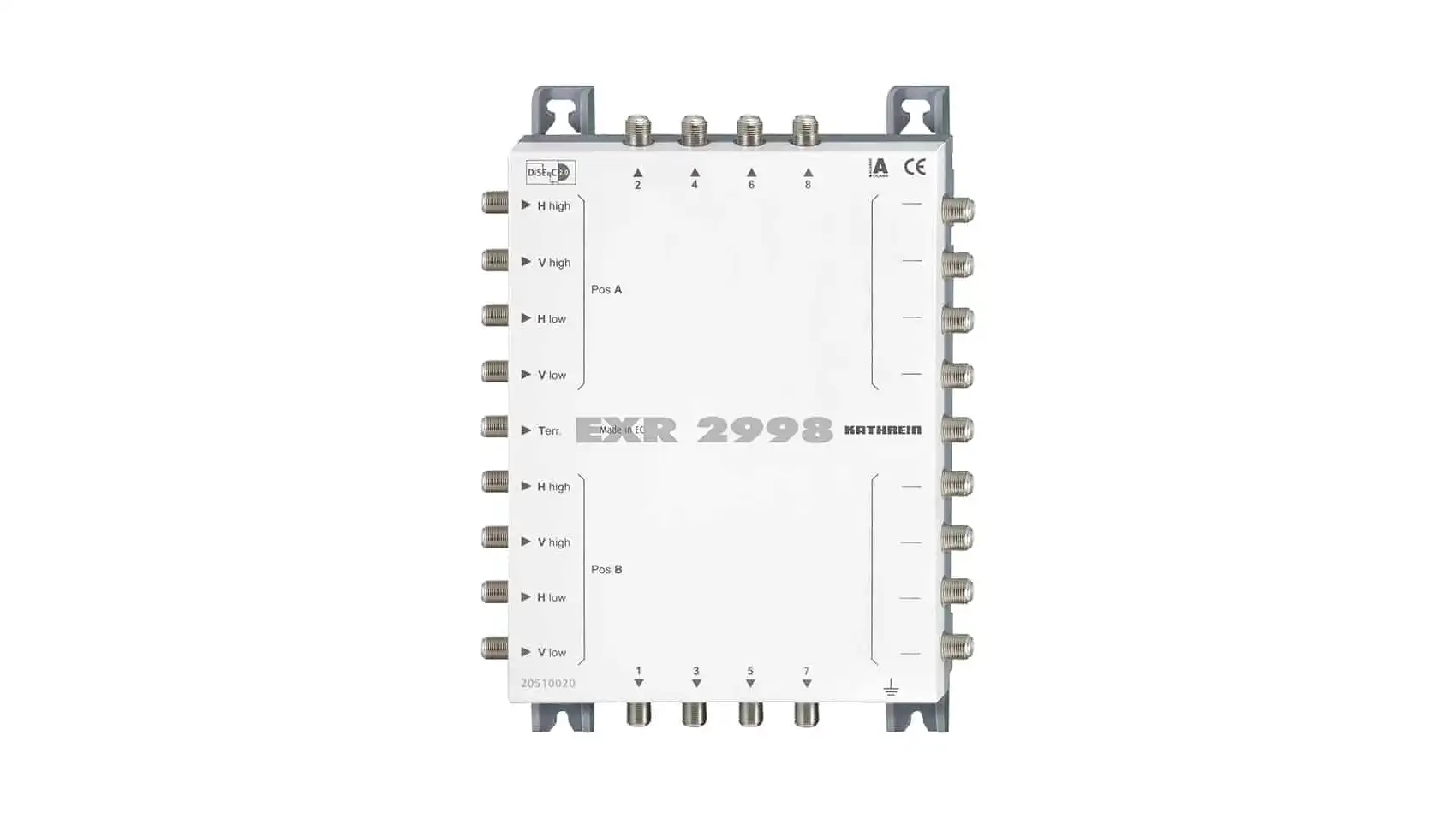 kathrein-exr-2998-multischalter-9x8-sat-multiroom-verteiler image 1