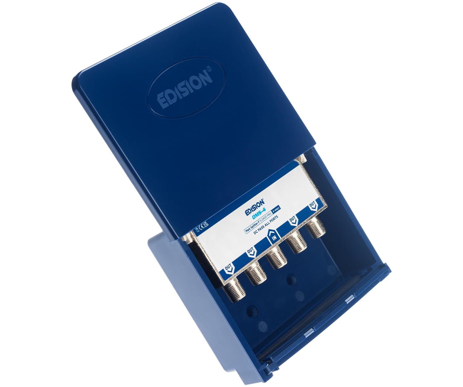 edision-oms-4-sat-verteiler-4-fach-mast-outdoor-5-2400-mhz image 2