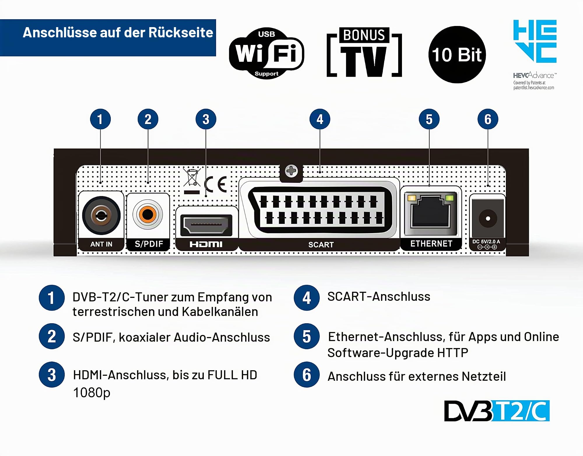 edision-ping-t2-c-dvb-t2-c-receiver-h-265-mit-kartenleser-und-lan image 4