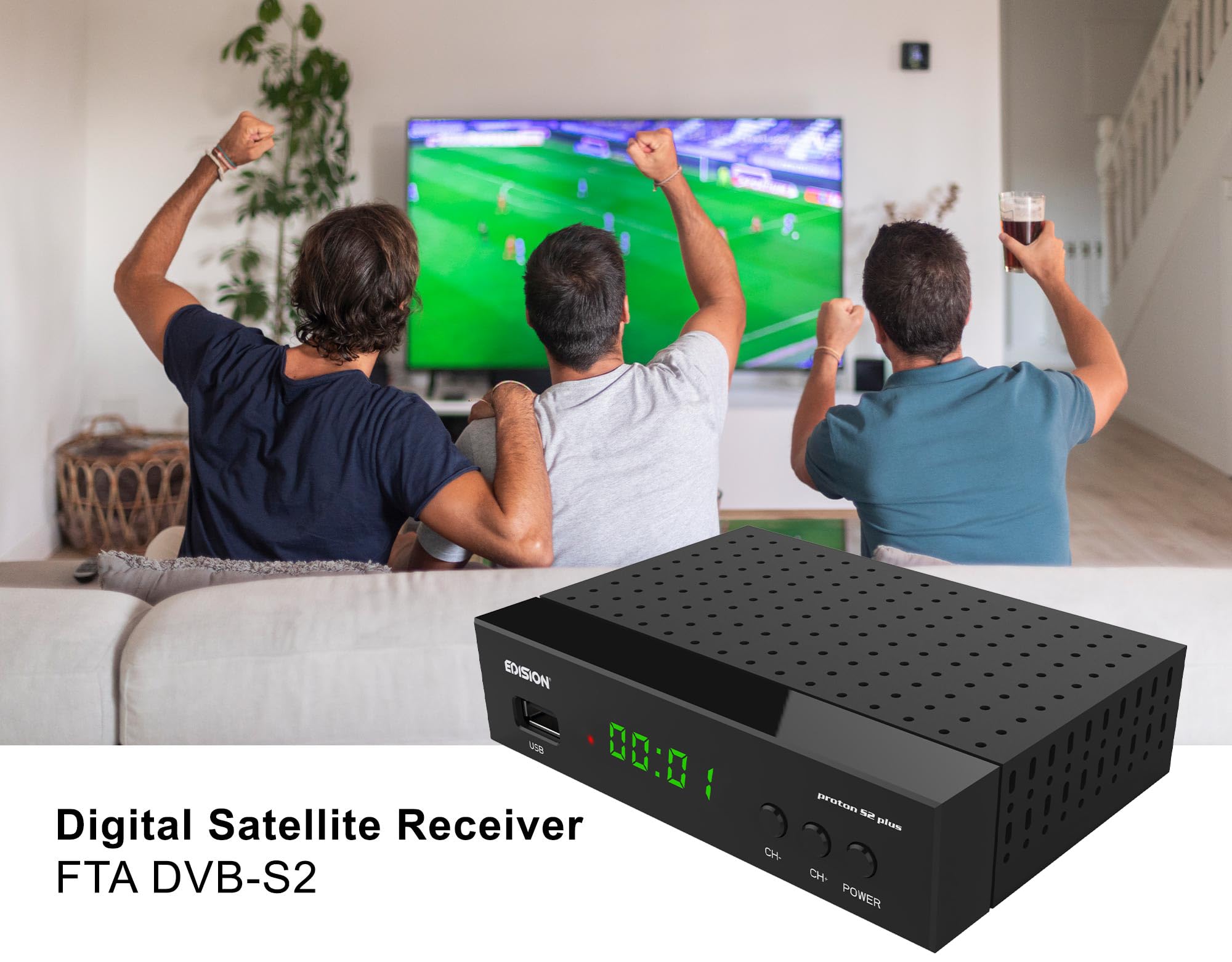 edision-proton-s2-plus-full-hd-satelliten-receiver-dvb-s2-lan-wifi image 2