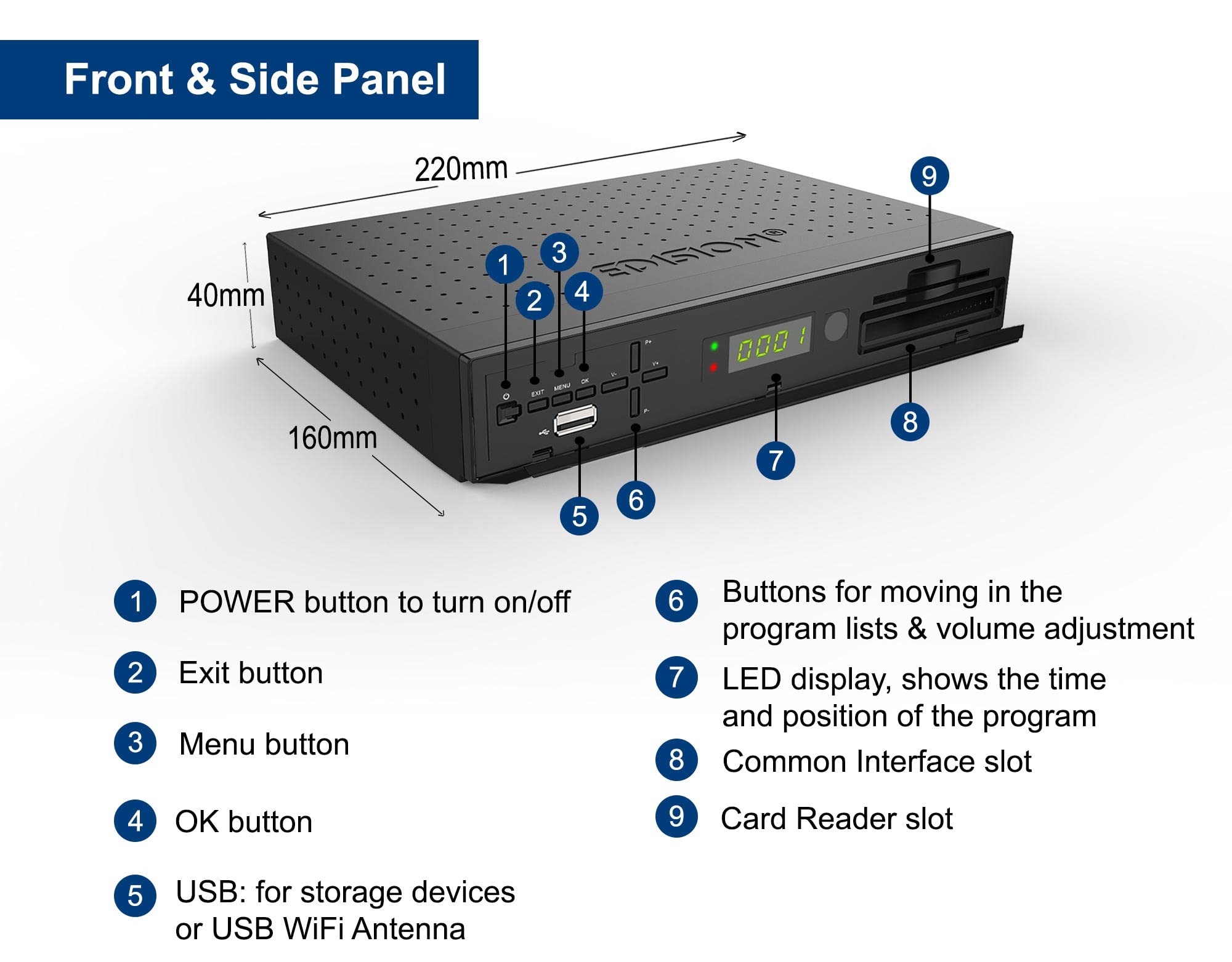 edision-piccollo-s2-t2-c-combo-hd-receiver-h-265-dvb-s2-dvb-t2-dvb-c image 3