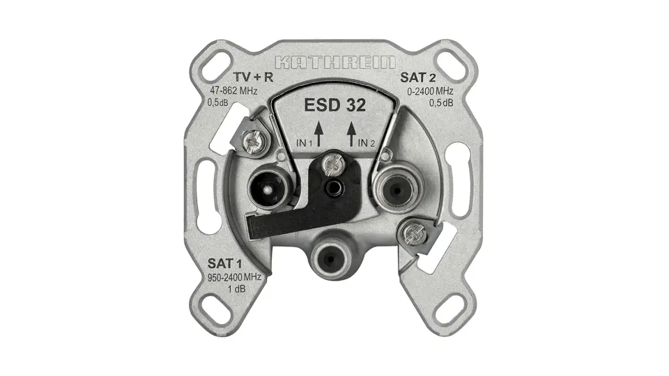 kathrein-esd-32-antennensteckdose-3-loch-sat-tv-radio-enddose image 1