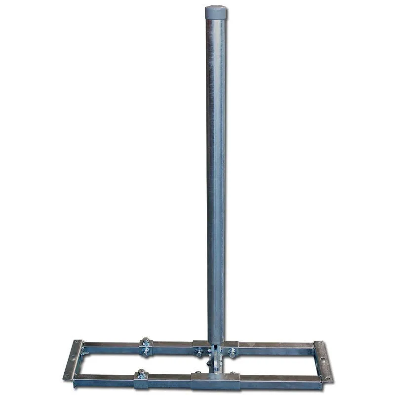 gigablue-dachhalter-4-kant-rohr-50-mm-100-cm-verzinkt-f-r-sat-spiegel-bis-100-cm image 1