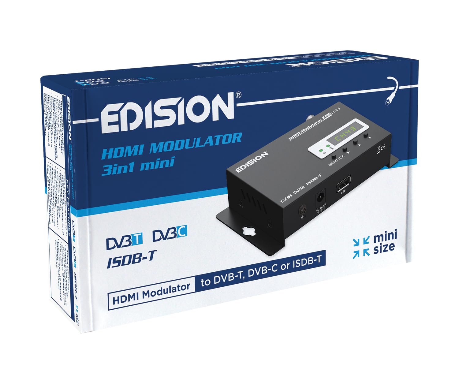edision-hdmi-modulator-3in1-mini-hdmi-modulator-auf-dvb-c-dvb-t-isdb-t image 1