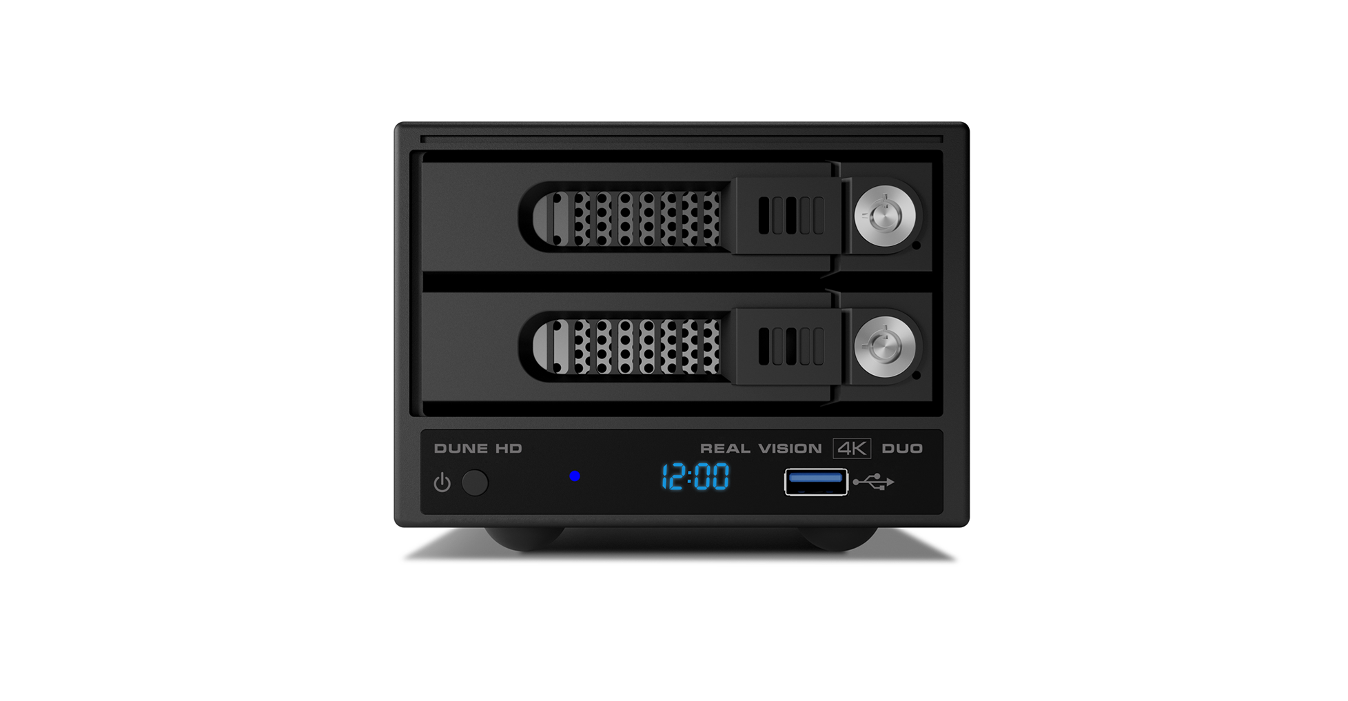 dune-hd-real-vision-4k-duo-media-player-rtd1619dr-mit-dual-hdd-schacht-f-r-3-5-2 image 2