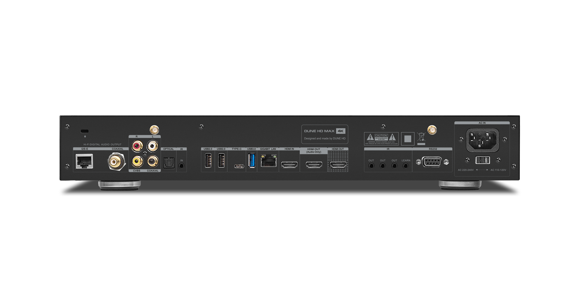 dune-hd-max-4k-4k-hdr-mediaplayer-vollformat-mit-2x-hdd-und-hi-fi-audio image 3