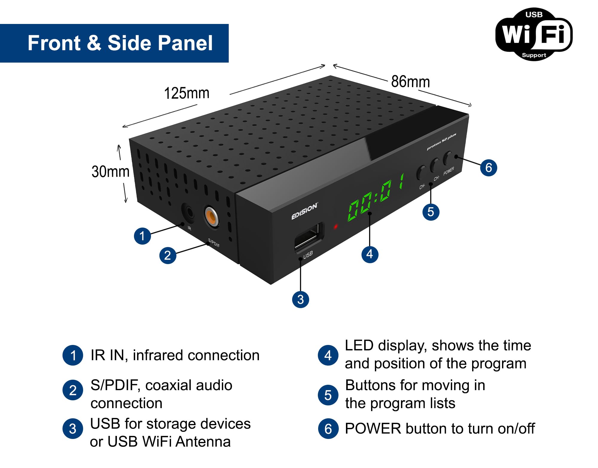 edision-proton-s2-plus-full-hd-satelliten-receiver-dvb-s2-lan-wifi image 3