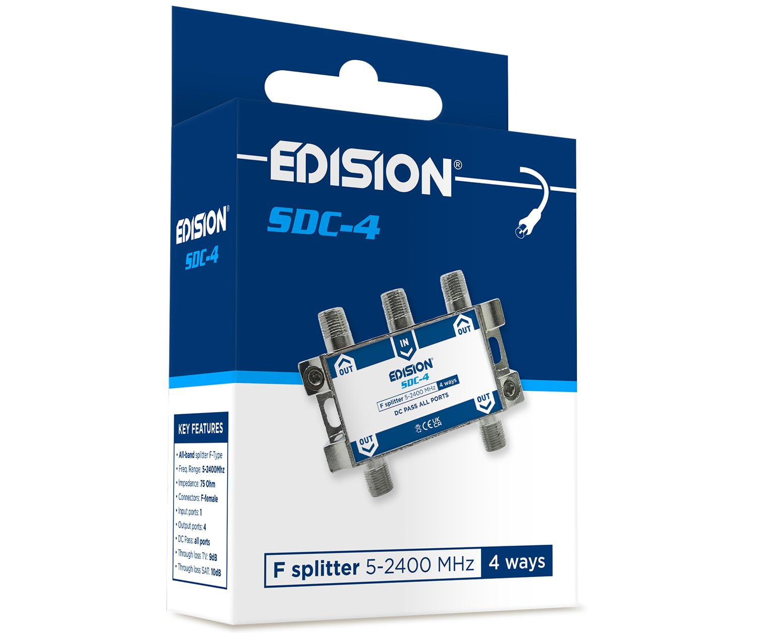 edision-sdc-4-sat-verteiler-4-fach-splitter-5-2400-mhz-unicable image 5