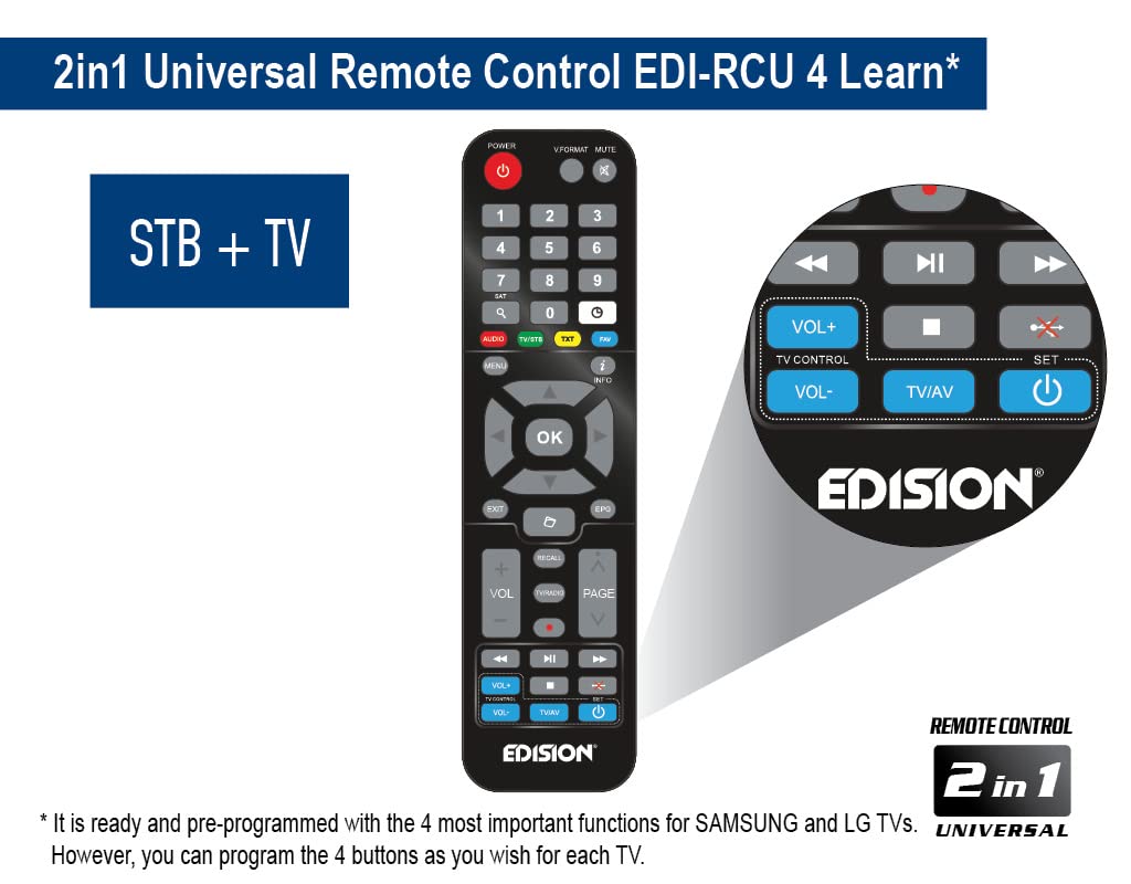 edision-edi-rcu-4-learn-universal-fernbedienung-2in1-f-r-picco-proton-ping-tv image 3
