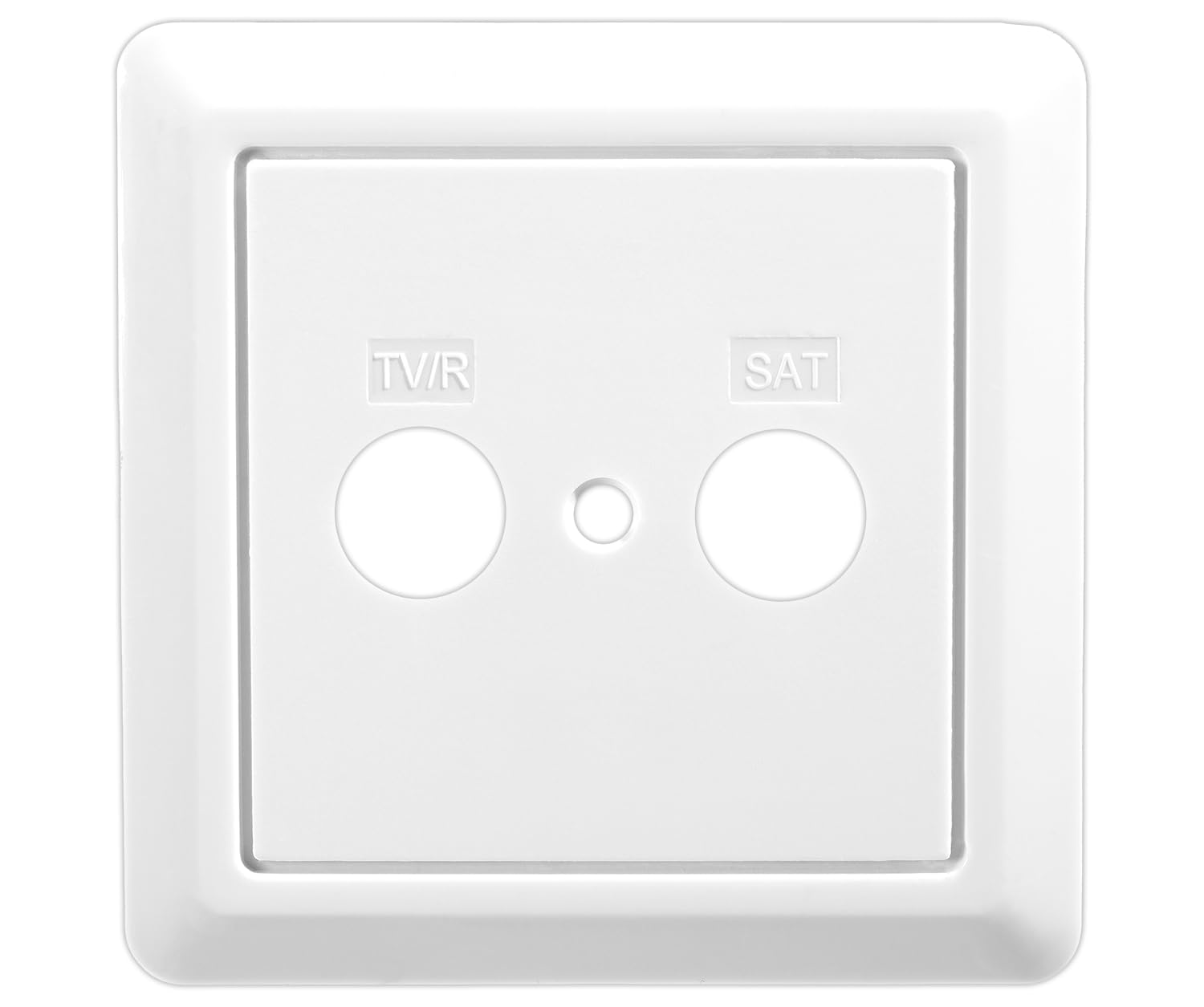 edision-fpo-200-universal-abdeckung-2-loch-f-r-antennendose-tv-r-sat-wei image 1