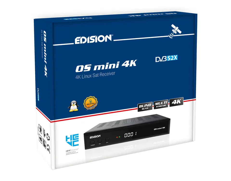 edision-os-mini-4k-s2x-linux-sat-receiver-h-265-hevc-dvb-s2x image 1