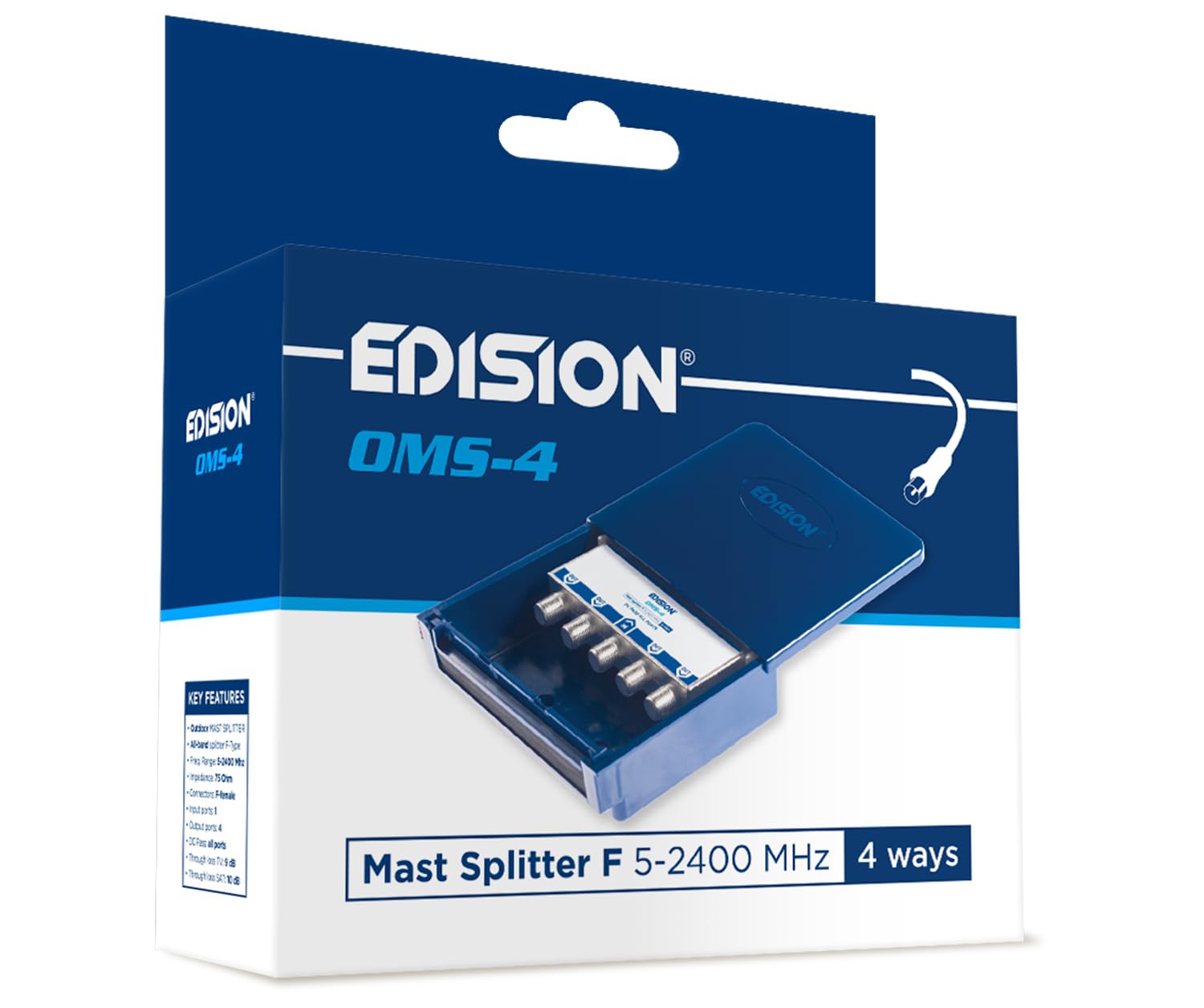 edision-oms-4-sat-verteiler-4-fach-mast-outdoor-5-2400-mhz image 7