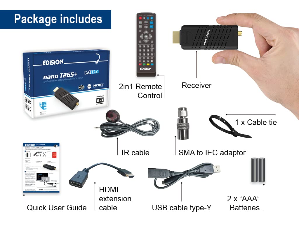 edision-nano-t265-dvb-t2-dvb-c-hdmi-dongle-receiver-h-265-full-hd image 6
