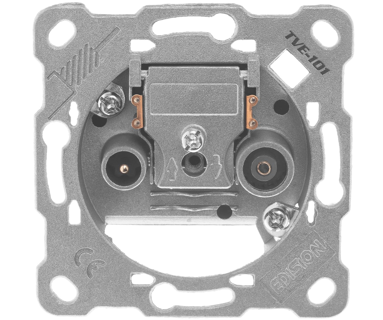 edision-tve-101-universal-antennendose-enddose-stich-tv-r-2-loch image 2