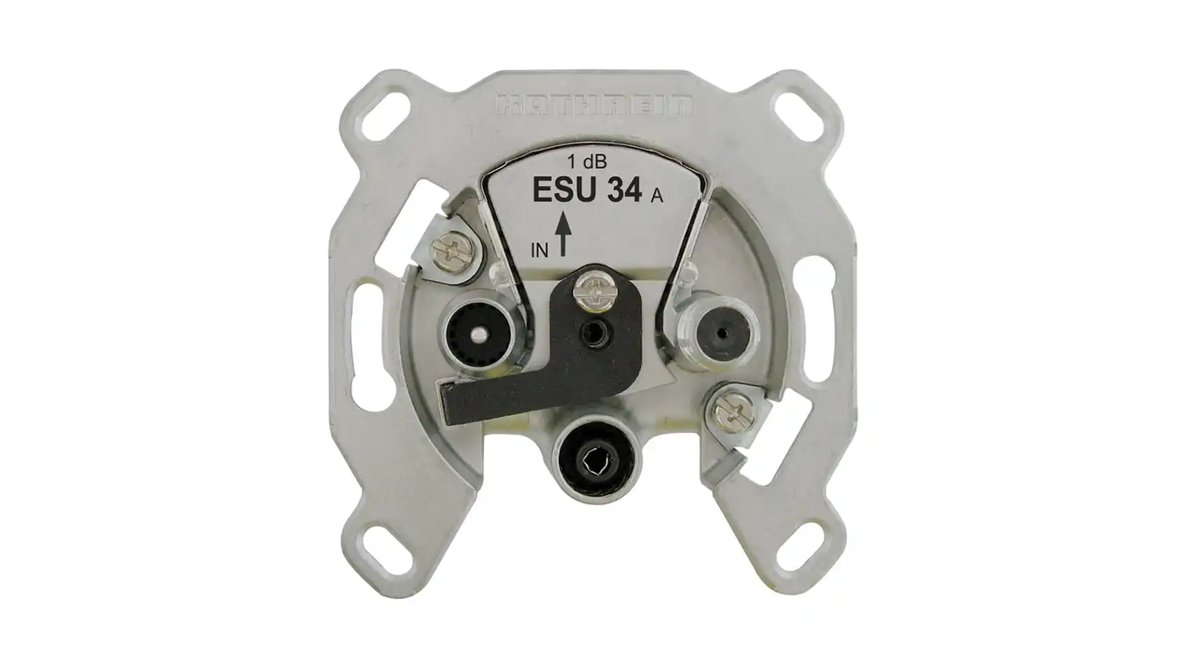kathrein-esu-34-sat-antennensteckdose-3-loch-einzelanschlussdose image 1