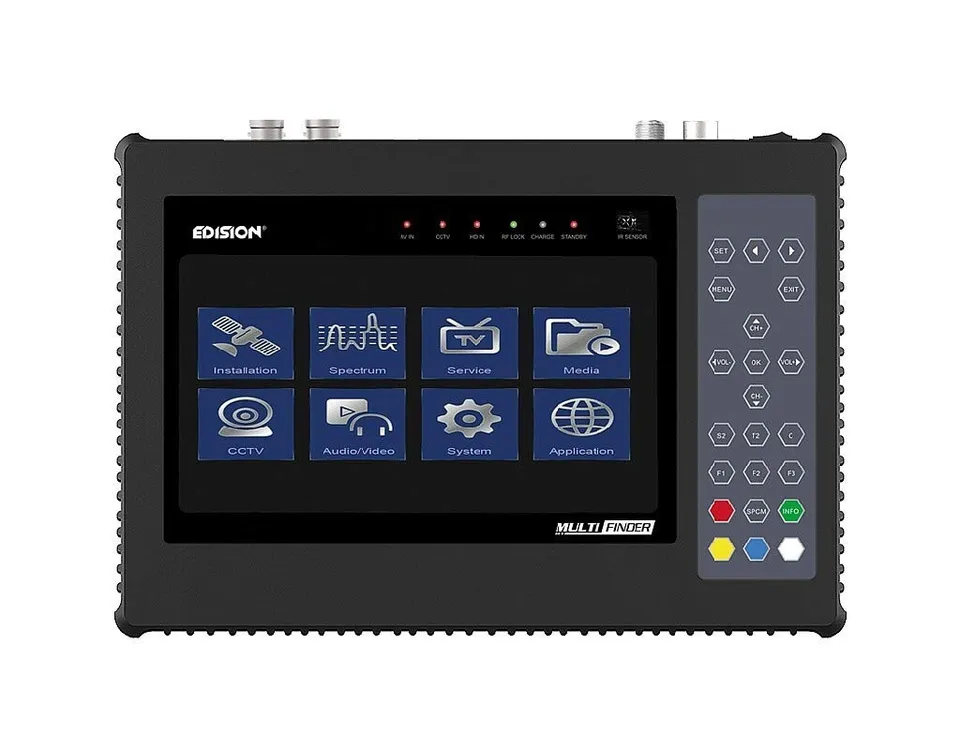edision-multi-finder-combo-messger-t-dvb-s2-dvb-t2-dvb-c-h-265-mit-7-zoll-displa image 1