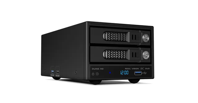 dune-hd-real-vision-4k-duo-media-player-rtd1619dr-mit-dual-hdd-schacht-f-r-3-5-2 image 1
