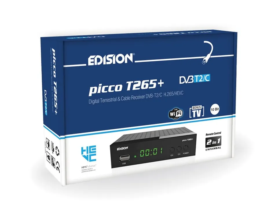 edision-picco-t265-dvb-t2-dvb-c-receiver-h-265-hevc-full-hd-pvr image 1