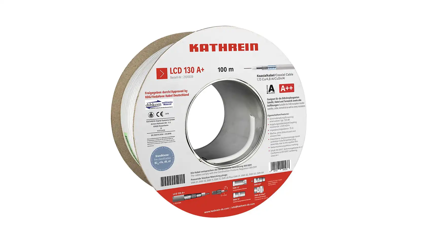 kathrein-lcd-130-a-koaxialkabel-antennenkabel-f-r-tv-empfang image 2