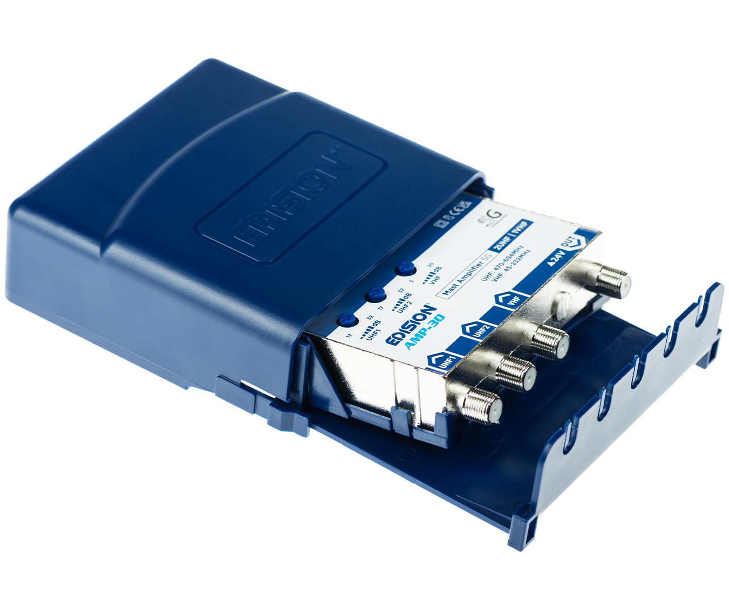 edision-mak-300-kit-mastverst-rker-2x-uhf-vhf-fm-mit-5g-lte-filter-24v-netzteil image 2