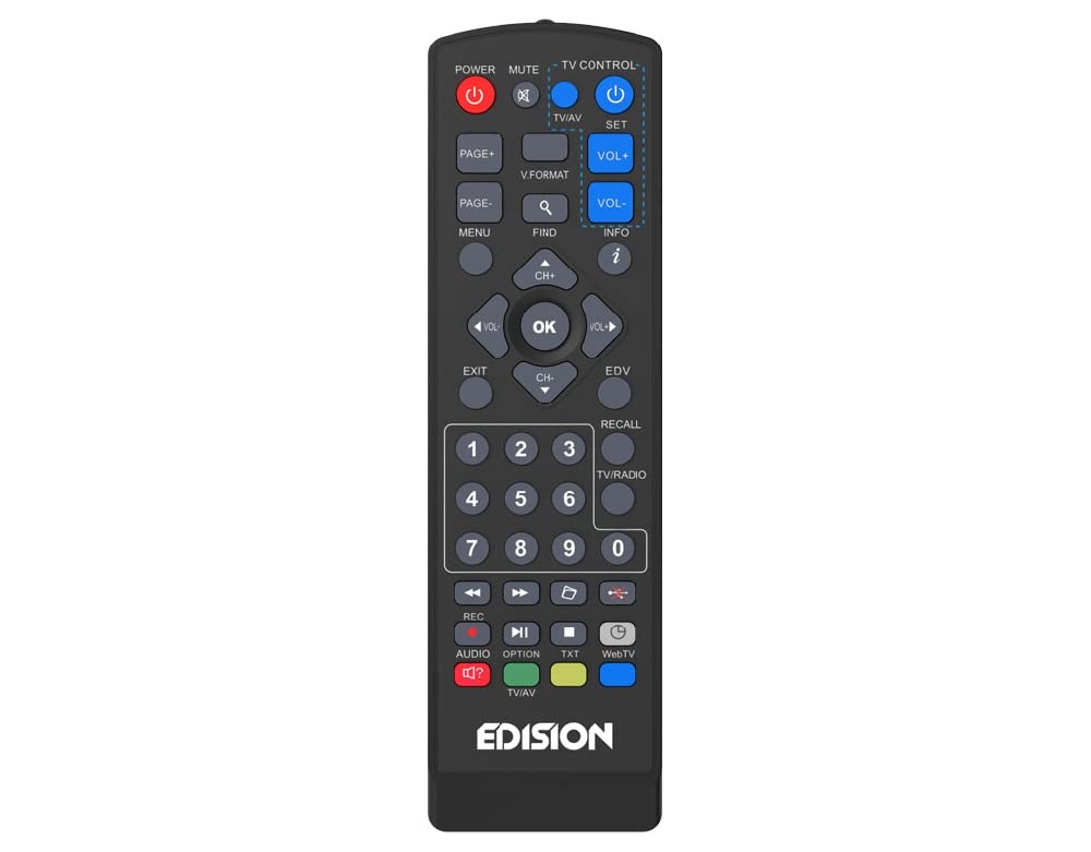 edision-edi-rcu-1-learn-universal-fernbedienung-2in1-tv-receiver image 1